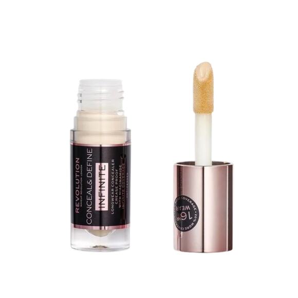 Makeup Revolution Conceal & Define Infinite Longwear Concealer Shade C3 5ml NEW - Picture 1 of 4